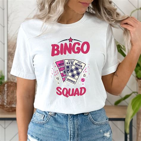 Bingo Squad Shirt Bingo Game T Shirt Bingo Lover Funny Etsy