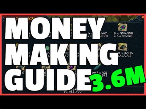 Runescape Rs Money Making Guide M Per Hour Youtube