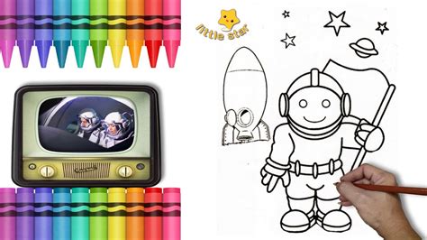 How To Draw An Astronaut Easy Step By Step Astronaut Drawing Easy