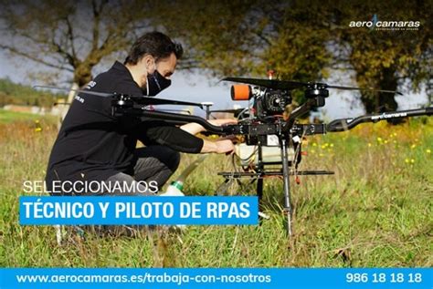 Seleccionamos T Cnico Y Piloto De Rpas Aerocamaras Especialistas En