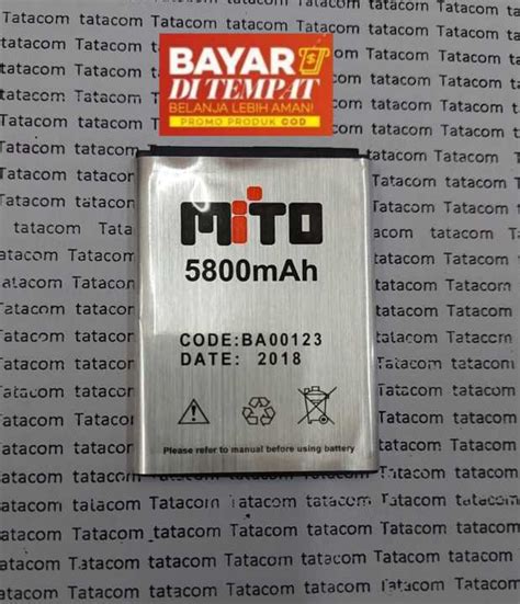 Baterai Battery Batre Mito BA000132 A880 A990 Lazada Indonesia