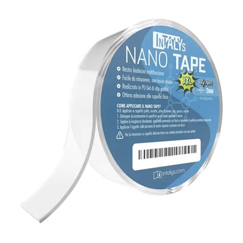 Nano Tape Nastro Biadesivo Extra Forte In Gel Trasparente Rimovibile E