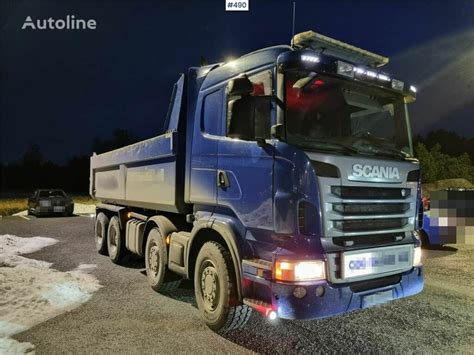 Wywrotka Scania R480 8x4 Dump Truck With Steel Suspension And Low Na