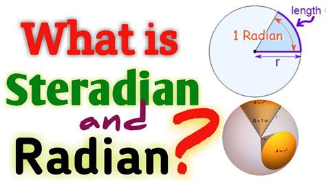 Steradian//Radian/SI Unit Of Solid angle/SI Unit Of plane angle/Physics-11 &12/Use And ...