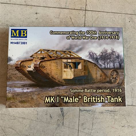 MB 1/35 MK I Male British Tank model kit | Frontline Model Kits & Hobbies