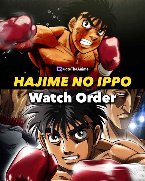 Top More Than Hajime No Ippo Anime Order In Coedo Vn