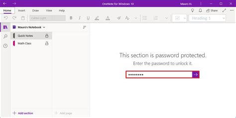 How To Password Protect Onenote Section On Windows 10 Windows Central