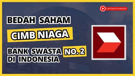 Bedah Saham BNGA PT Bank CIMB Niaga Tbk YouTube