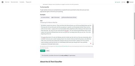 AI Text Classifier - AI detection tool by OpenAI [Official]