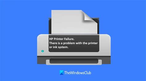 Fix HP Printer Failure Error