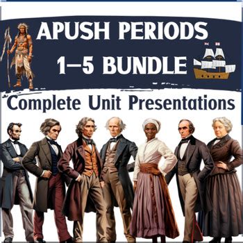 Apush Periods Bundle Presentations Saq S Activities And More