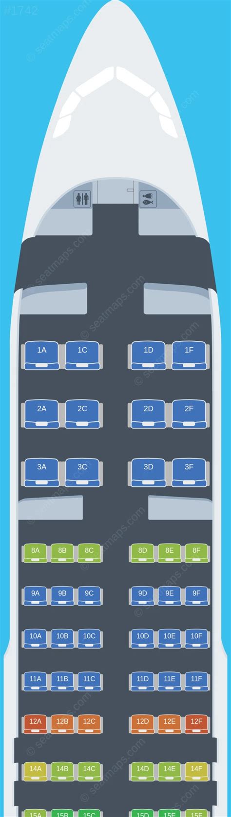 Sitzplan Des Airbus A Der Qatar Airways