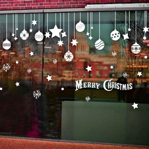 Elfpoeme Christmas Window Decalswinter Window Clingswhite Star