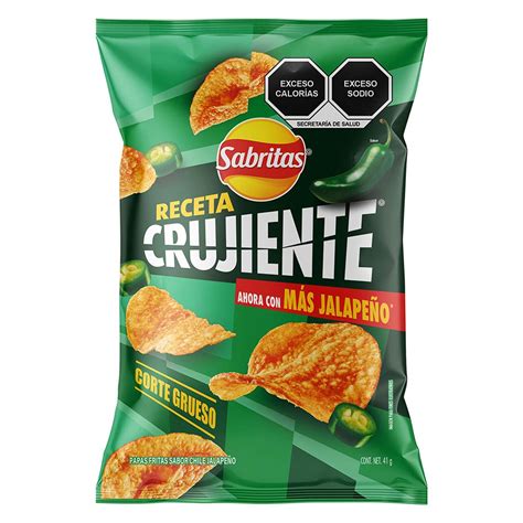 Papas Sabritas Receta Crujiente Jalapeño Rappi