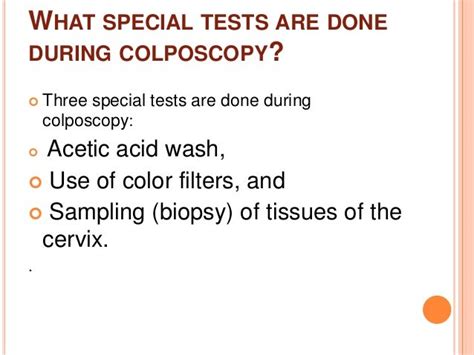 Colposcopy Examination