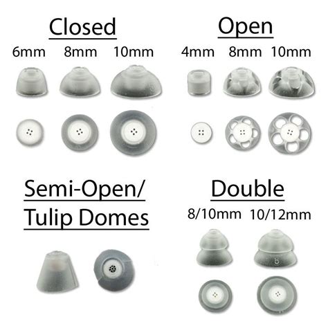 8 10mm Click Double Domes For Siemens Miracle Ear Rexton Hearing Aid