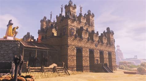 How To Build A Functional Desert Castle Conan Exiles Isle Of Siptah Youtube