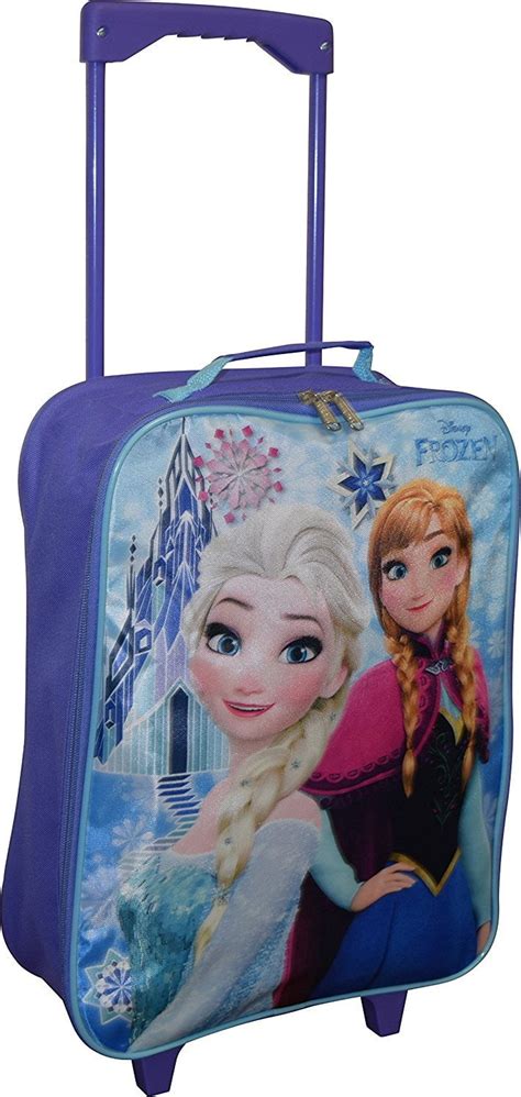 Disney Frozen Kids Travel Suitcase 15 Collapsible Wheeled Pilot