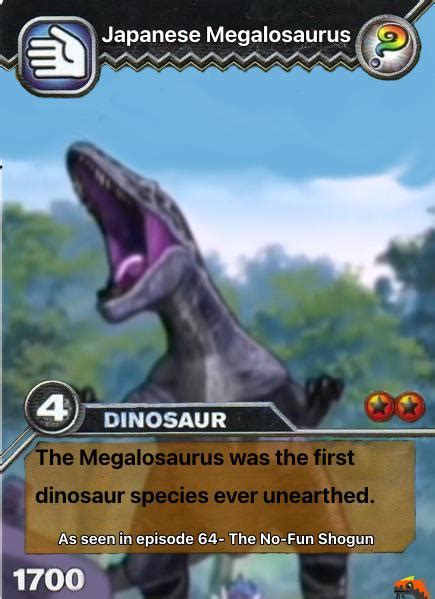 Dinosaur King Megalosaurus Card