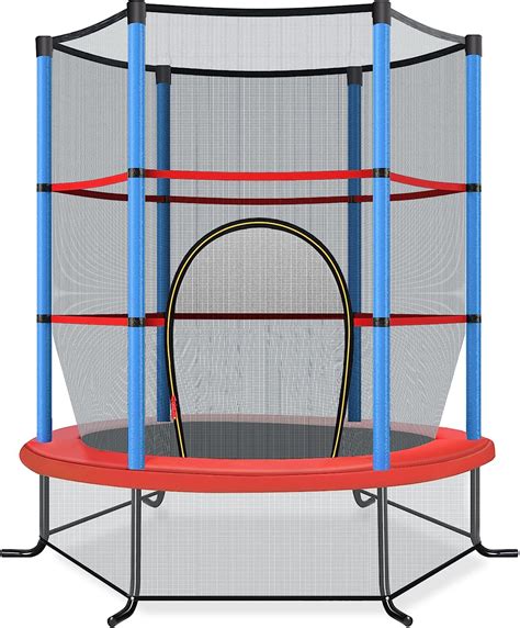 Costway Trampolino Elastico Bambino In Acciaio Tappeto Elastico