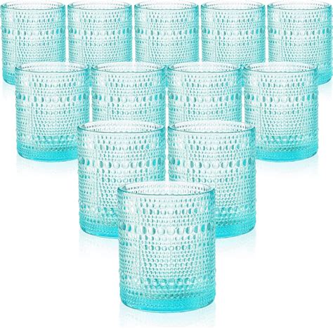 Amazon Pcs Oz Vintage Drinking Glasses Hobnail Cocktail