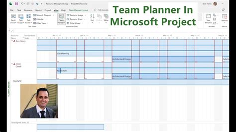 Using The Team Planner In MS Project YouTube