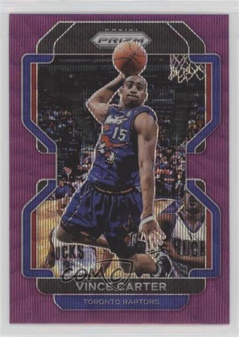 2021 22 Panini Prizm Purple Wave Prizm 246 Vince Carter For Sale