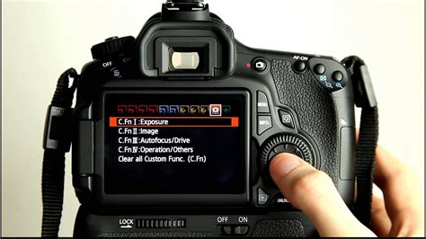 Canon Eos 60d Tutorial 12 Custom Function Menu 1 Exposure Youtube