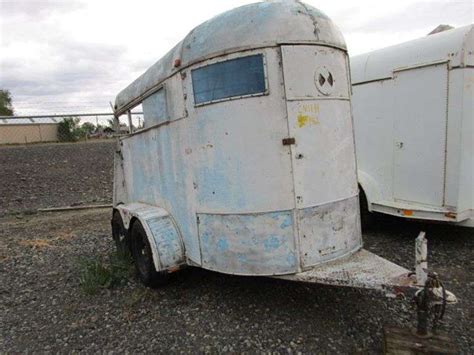 1961 Hm 2 Stall Horse Trailer Heaverlo Northwest Auctions