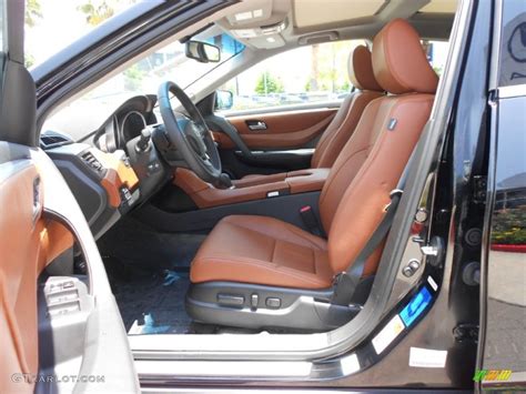 Umber Interior 2012 Acura ZDX SH-AWD Technology Photo #67673674 | GTCarLot.com