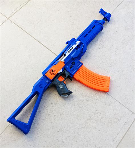 Modified Full Auto Nerf Ak Stryfe From Pdk Films Etsy