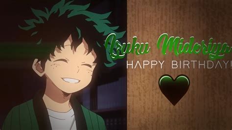 Deku Birthday