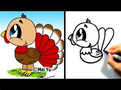 How To Draw A Turkey Easy Youtube – Warehouse of Ideas