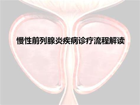 慢性前列腺炎诊疗流程解读word文档在线阅读与下载无忧文档