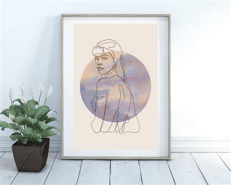Moon Art Abstract Art Nude Art Celestial Art Digital Etsy