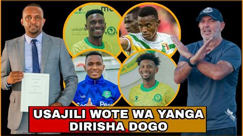 Yanga Yatangaza Wachezaji 4 Waliosajiliwa Na 4 Waliotemwa Baada Ya