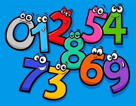 Number Eyes Cartoon Stock Vector Image By Willypd