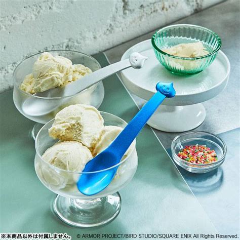 Dragon Quest Smile Slime Ice Cream Spoon Blue Slime Ver Square