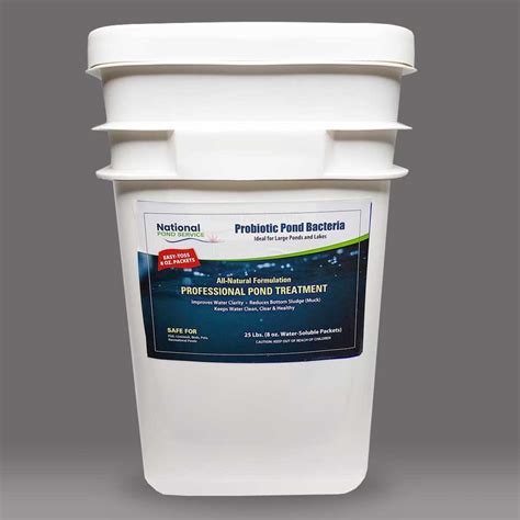 National Pond Service Probiotic Pond Bacteria 25 lb bucket - Pond ...