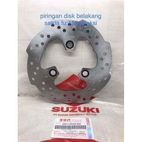 Jual PIRINGAN DISK CAKRAM BELAKANG SATRIA FU 150 INJEKSI SATRIA FU 150