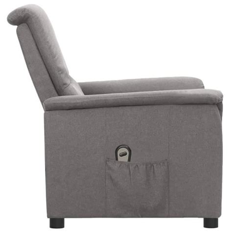 Zerodis Fauteuil Inclinable Lectrique Gris Clair Tissu A Hb