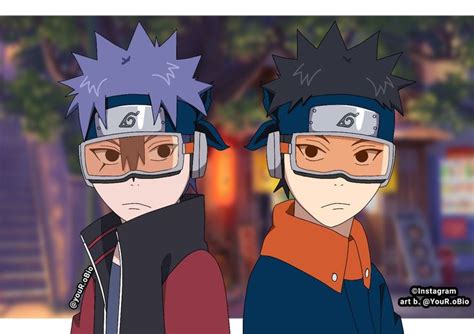 Naruto Boruto Oc Uchiha Obio Son Obito And Konan Your Obio Naruto