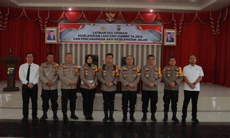 Menjelang Hari Raya Idul Fitri Polres Kampar Gelar Lat Pra Ops