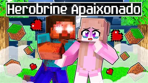 HEROBRINE está APAIXONADO pela LAYSA no MINECRAFT YouTube