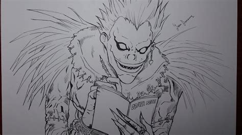 Ryuk Drawing Step By Step