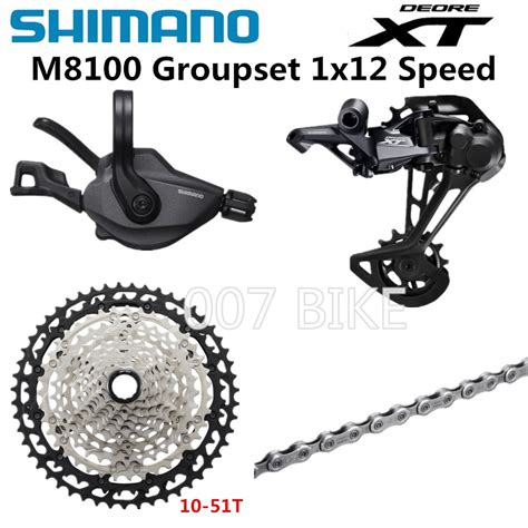 SHIMANO DEORE SLX XT M8100 M7100 M6100 Groupset MTB Mountain Bike 1x12