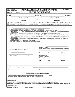 Fillable Online Judicial Alabama Form 79 Alabama Unified Judicial