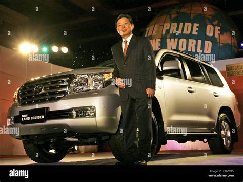 Managing Director Of Toyota Kirloskar Motor Hiroshi Nakagawa Poses With