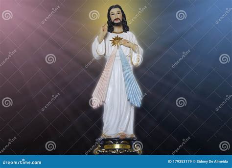 Statue Of The Merciful Jesus Stock Image Image Of Person Paradise