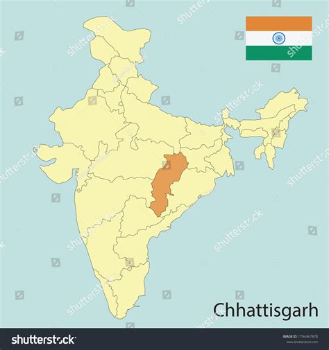 assam, map of India with state borders - Royalty Free Stock Vector 1794467878 - Avopix.com